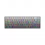 White Shark Nunchaku Tastiera meccanica da gaming TKL, grigio, Outemu Blue Switch, RGB Hot-Swap, con filo USB