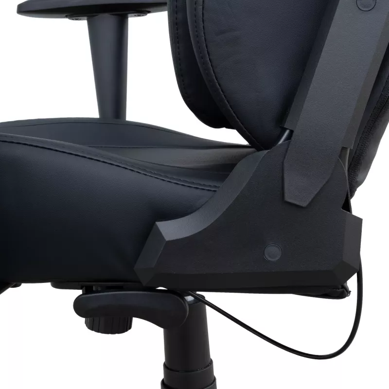 White Shark SPEEDWAY Sedia da gaming, pelle PU nera, braccioli 2D, inclinazione 180°