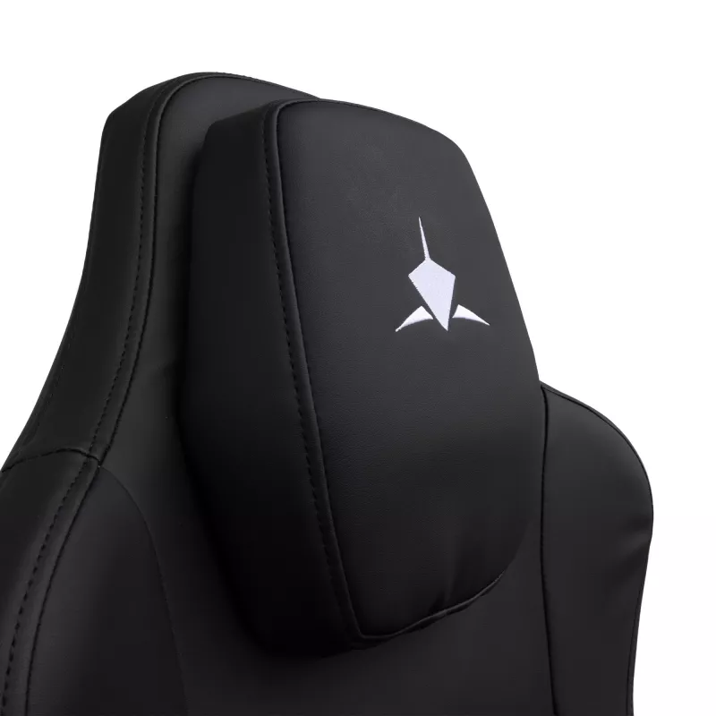 White Shark SPEEDWAY Sedia da gaming, pelle PU nera, braccioli 2D, inclinazione 180°