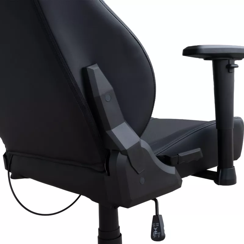 White Shark SPEEDWAY Sedia da gaming, pelle PU nera, braccioli 2D, inclinazione 180°