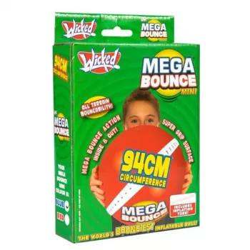 Wicked Vision Mega Bounce Mini – Palla ad alto rimbalzo 65 mm (colori assortiti)