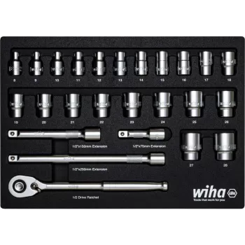 Wiha 44740 Set chiavi a bussola da 1/2 pollice