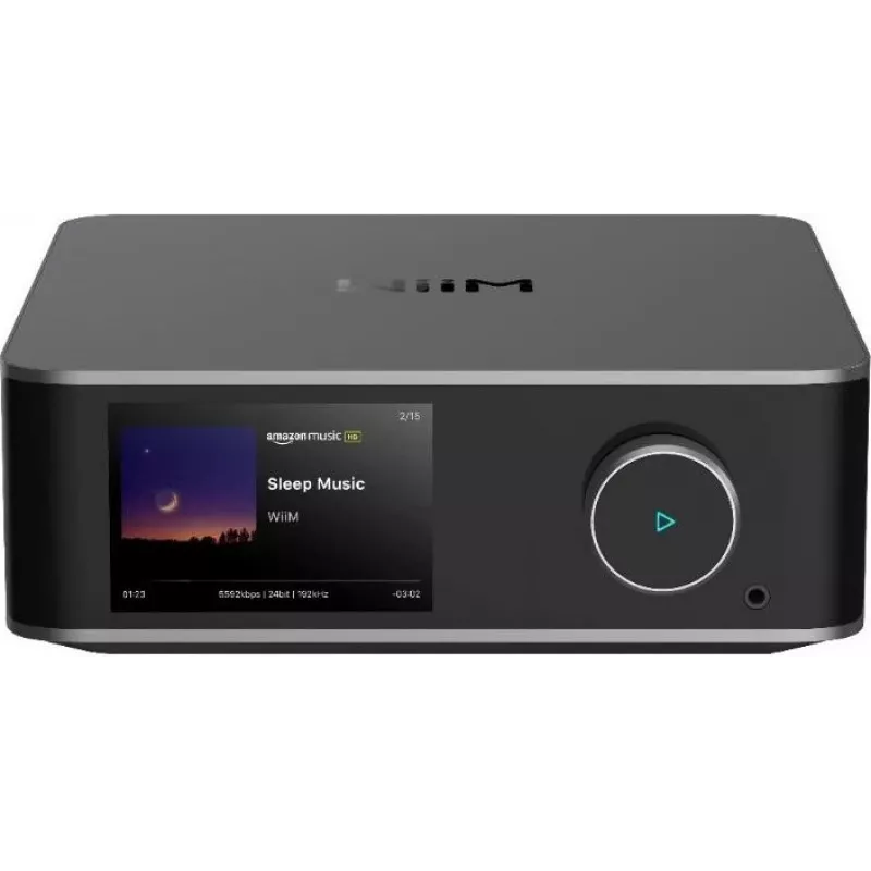 WiiM Ultra Dark Grey - Streamer musicale Hi-Res e lettore audio di rete con preamplificatore, HDMI ARC, Phono MM