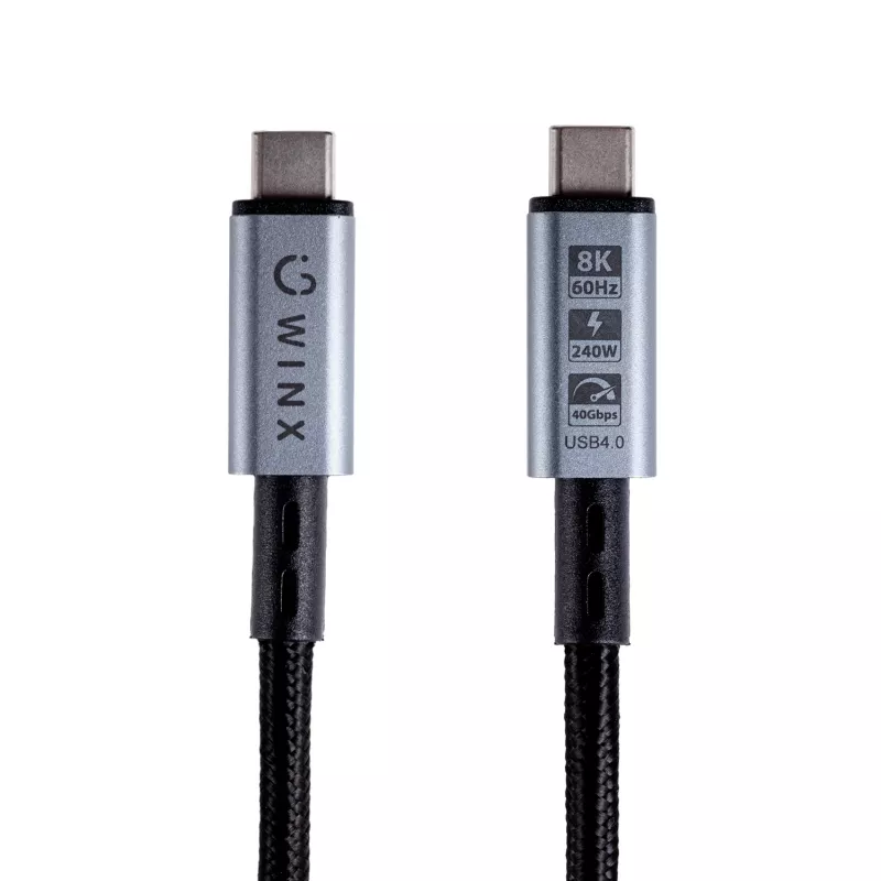 WINX LINK Pro Cavo Type-C 1 m 100W PD USB 2.0 480Mbps nero