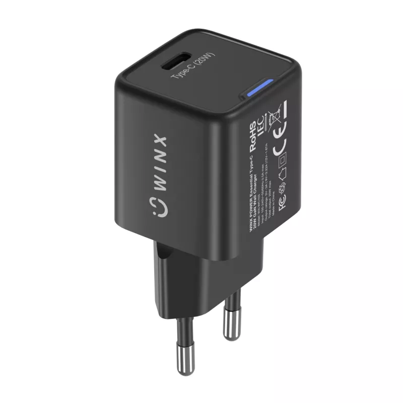 WINX POWER Essential Caricabatterie da parete Type-C 20W GaN - bianco
