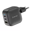 WINX POWER Max 65W caricabatterie da parete GaN - 2x USB-C PD, 1x USB-A QC, nero