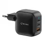WINX POWER Max 65W caricabatterie da parete GaN - 2x USB-C PD, 1x USB-A QC, nero