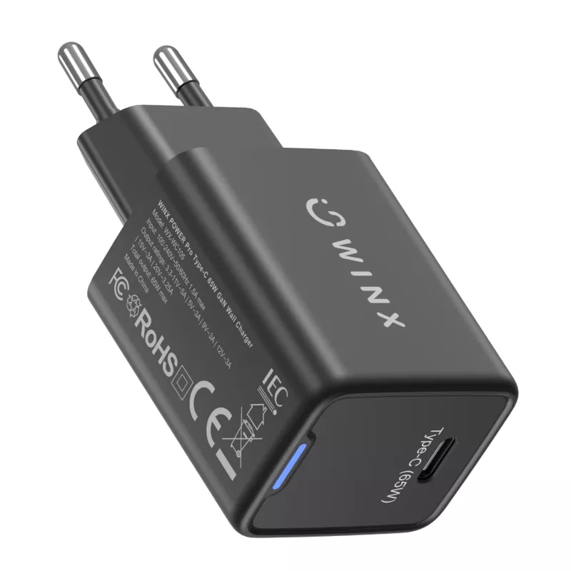 WINX POWER Pro Alimentatore Type-C 65W GaN