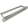 Wirewin patch panel cieco Keystone 24 porte, 19 pollici, nichel, schermato (TKS PANEL 24 NICKEL)