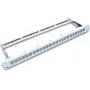Wirewin patch panel Keystone 24 porte non equipaggiato, 19 pollici, grigio, schermato (TKS PANEL 24)
