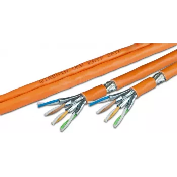 Wirewin VKW SFTP K7 LSOH3 500DXB cavo di rete Cat.7 S/FTP al metro, 500 m, arancione, LSOH3