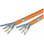 Wirewin VKW SFTP K7 LSOH3 500DXB cavo di rete Cat.7 S/FTP al metro, 500 m, arancione, LSOH3