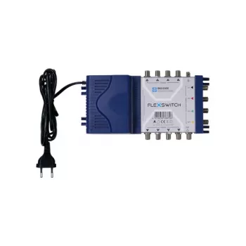 WISI DXS0508 FLEXSWITCH Multiswitch 5 ingressi 8 uscite attivo con alimentatore