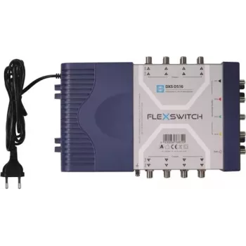 WISI DXS0516 FLEXSWITCH Multiswitch 5 ingressi 16 uscite SAT/Terr