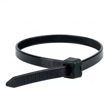 Fascette fermacavi WKK nere in nylon UV-stabile 710x9mm 100 pz.