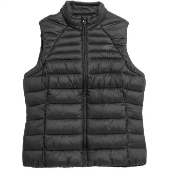 Gilet imbottito in piuma per donna 4F F091 Deep Black