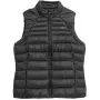 Gilet imbottito in piuma per donna 4F F091 Deep Black