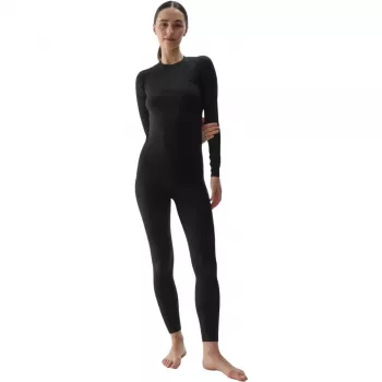 T-shirt termoattiva da donna 4F F176 Deep Black Allover XS/S