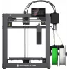 WonderMaker ZR stampante 3D con Wi-Fi, volume di stampa 300 x 300 x 300 mm, stampa a 4 colori, telaio in metallo, grigio