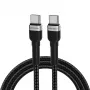 Wozinsky cavo USB-C a USB-C 1 m 60W PD ricarica rapida e sincronizzazione dati nero