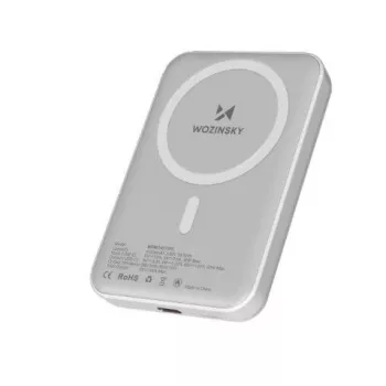 Wozinsky power bank magnetica 10.000 mAh bianco