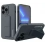 Wozinsky Apple iPhone 13 Pro Kickstand Case custodia in silicone con supporto blu navy