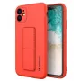 Wozinsky Apple Kickstand Case cover flessibile in silicone iPhone 11 rossa