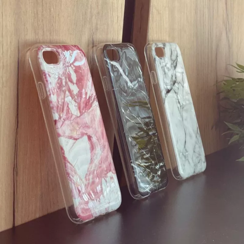 Wozinsky Black Marble Case TPU per Samsung A73