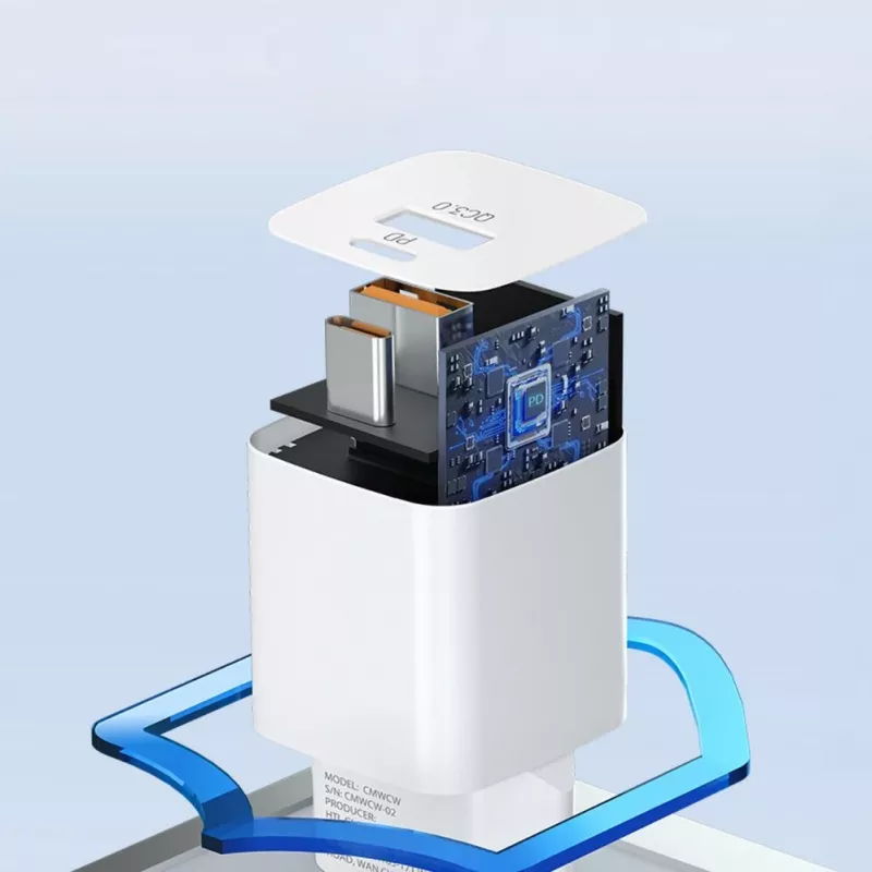 Wozinsky CMWCW Alimentatore 20W USB-C / USB-A - bianco