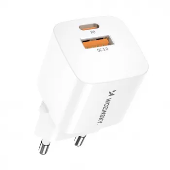 Wozinsky CMWCW Alimentatore 20W USB-C / USB-A - bianco