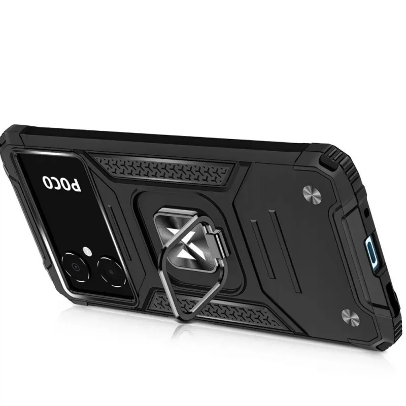Wozinsky Ring Armor Case per Google Pixel 7 Pro - custodia corazzata con anello magnetico - nero
