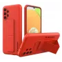 Wozinsky Custodia con supporto per Samsung Galaxy A13 5G in silicone con stand rossa