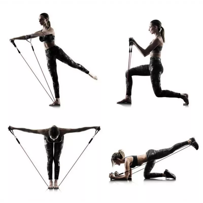Wozinsky set di 5 bande fitness Exercise Expander + accessori (WRTS5-01)