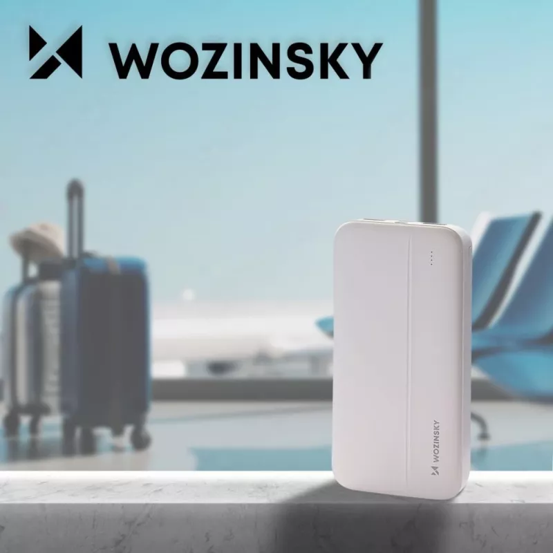 Wozinsky Borsa portapacchi per bicicletta Bianca 13L Impermeabile
