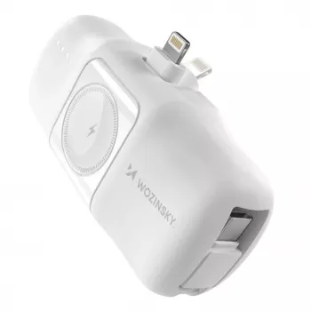 Wozinsky White Lightning (maschio) - cavo USB-A a Lightning 1m, bianco