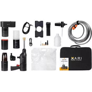XARI Smart Kit XP2 set di dispositivi wireless per auto con powerbank, idropulitrice, aspirapolvere, compressore e torcia