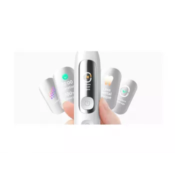 Xiaomi Mijia Smart Spazzolino elettrico a oscillazione servo Pro bianco – sonico, 39.600 vibrazioni/min, Bluetooth, IPX7, ricarica wireless, EU
