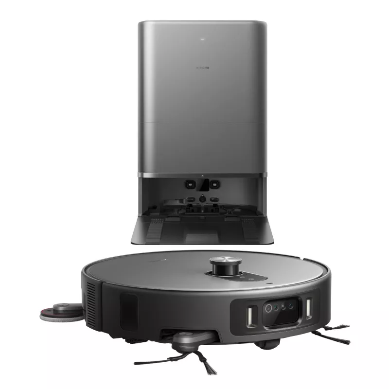 Xiaomi Robot Vacuum 6 Max robot aspirapolvere con Omni-Station, 35000 Pa, grigio