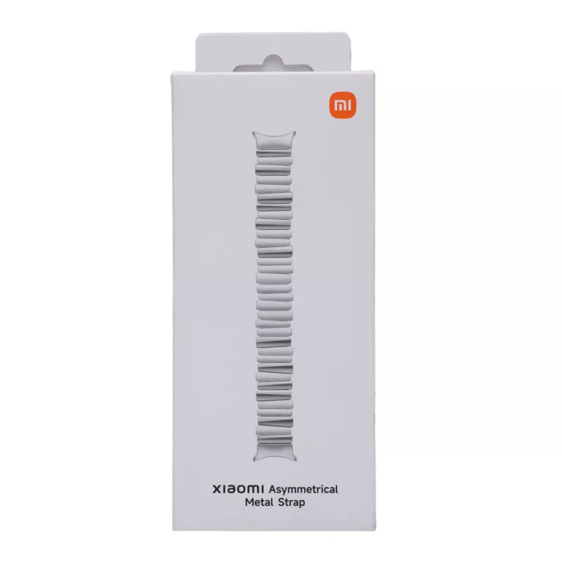 Xiaomi Smart Band 10 cinturino in metallo asimmetrico – argento