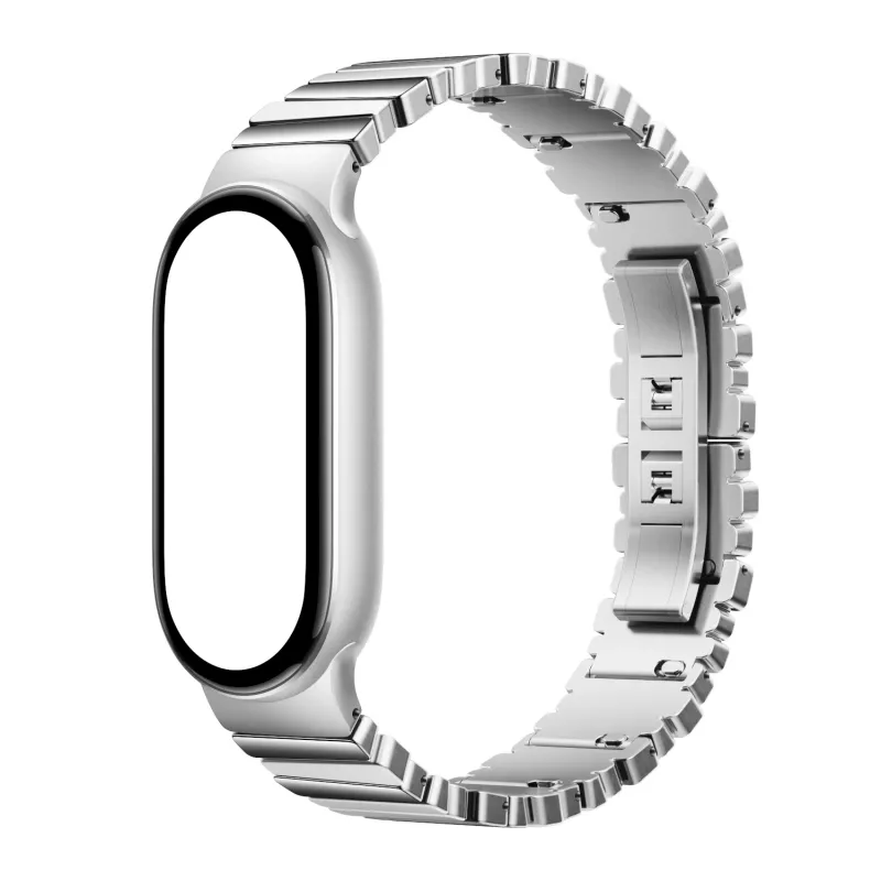 Xiaomi Smart Band 10 cinturino in metallo asimmetrico – argento