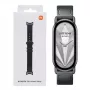 Xiaomi Smart Band 10 cinturino in seta lavorata - nero ebano