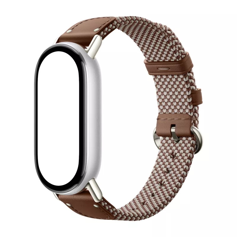 Xiaomi Smart Band 10 Cinturino in seta lavorata - Marrone piuma