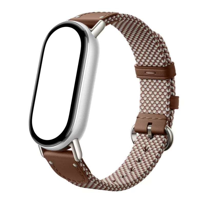 Xiaomi Smart Band 10 Cinturino in seta lavorata - Marrone piuma