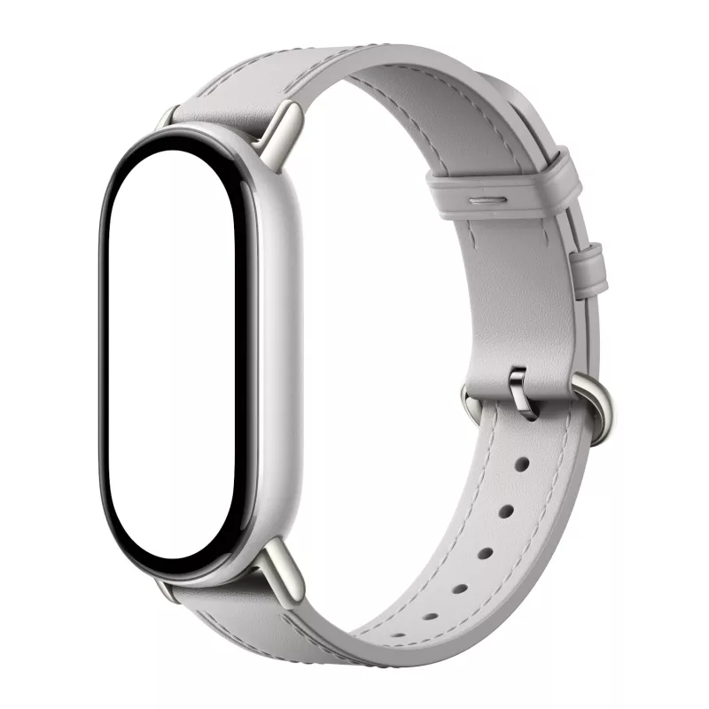 Xiaomi Smart Band 10 Cinturino in pelle - grigio