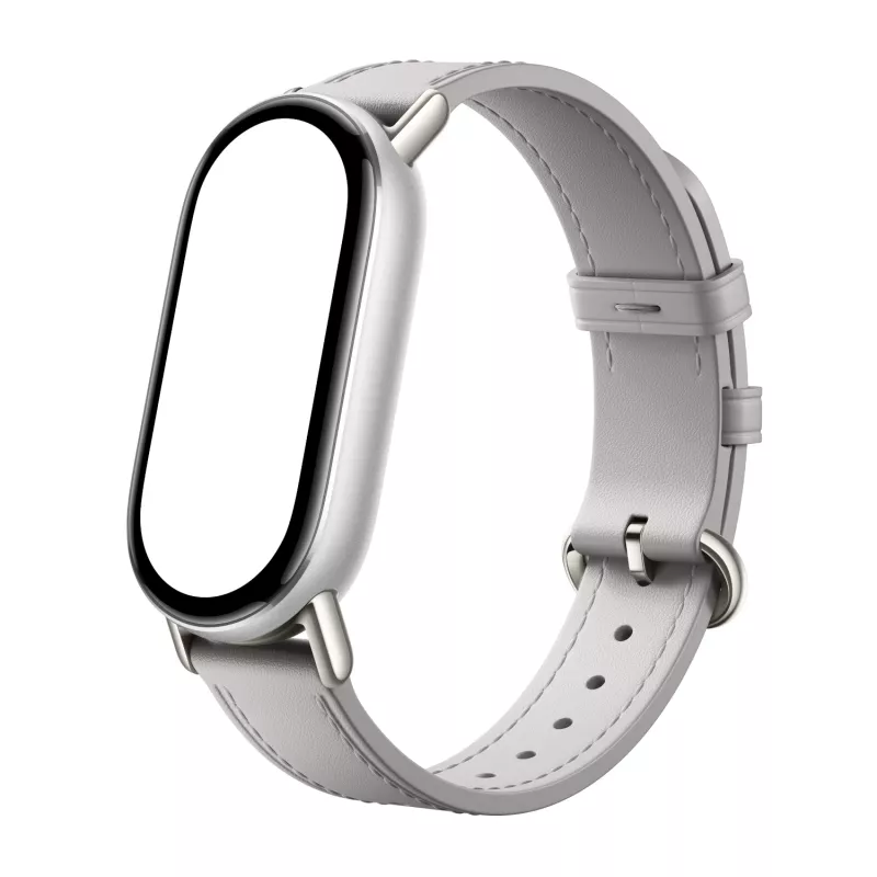 Xiaomi Smart Band 10 Cinturino in pelle - grigio