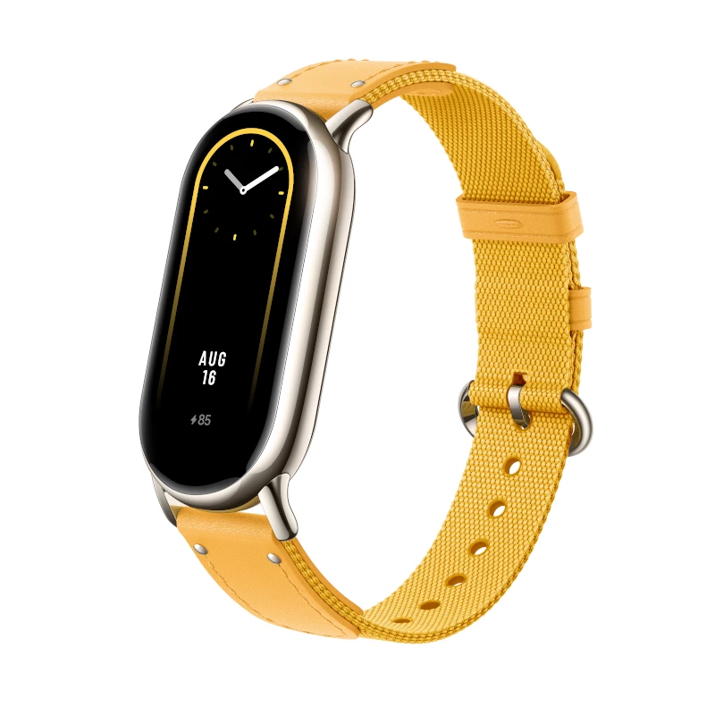 Cinturino intrecciato Xiaomi Smart Band 8 - giallo