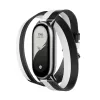 Xiaomi Smart Band 8 cinturino a doppio avvolgimento - nero e bianco