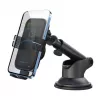 XO Supporto auto WX027 con caricabatterie a induzione wireless nero 15W con ventosa