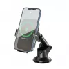 XO Supporto auto WX027 con caricabatterie a induzione wireless nero 15W con ventosa