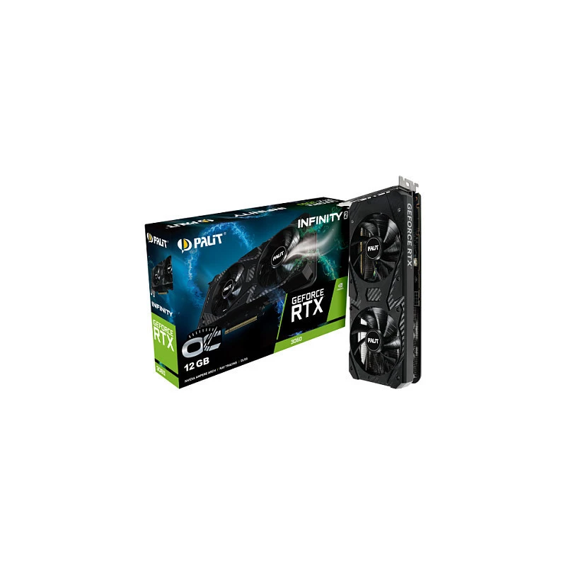 Palit GeForce RTX 3060 Infinity 2 OC 12GB GDDR6 scheda grafica, HDMI, 3x DP